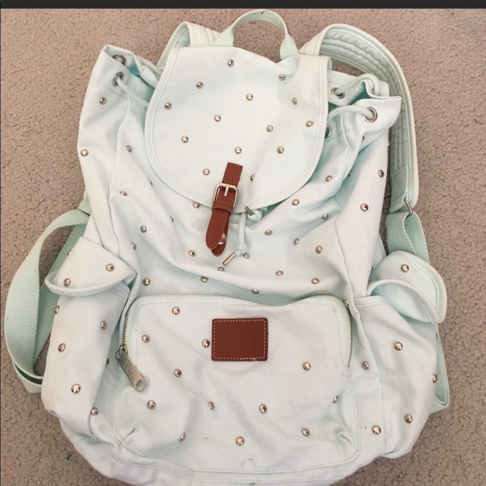 VS pink studded backpack